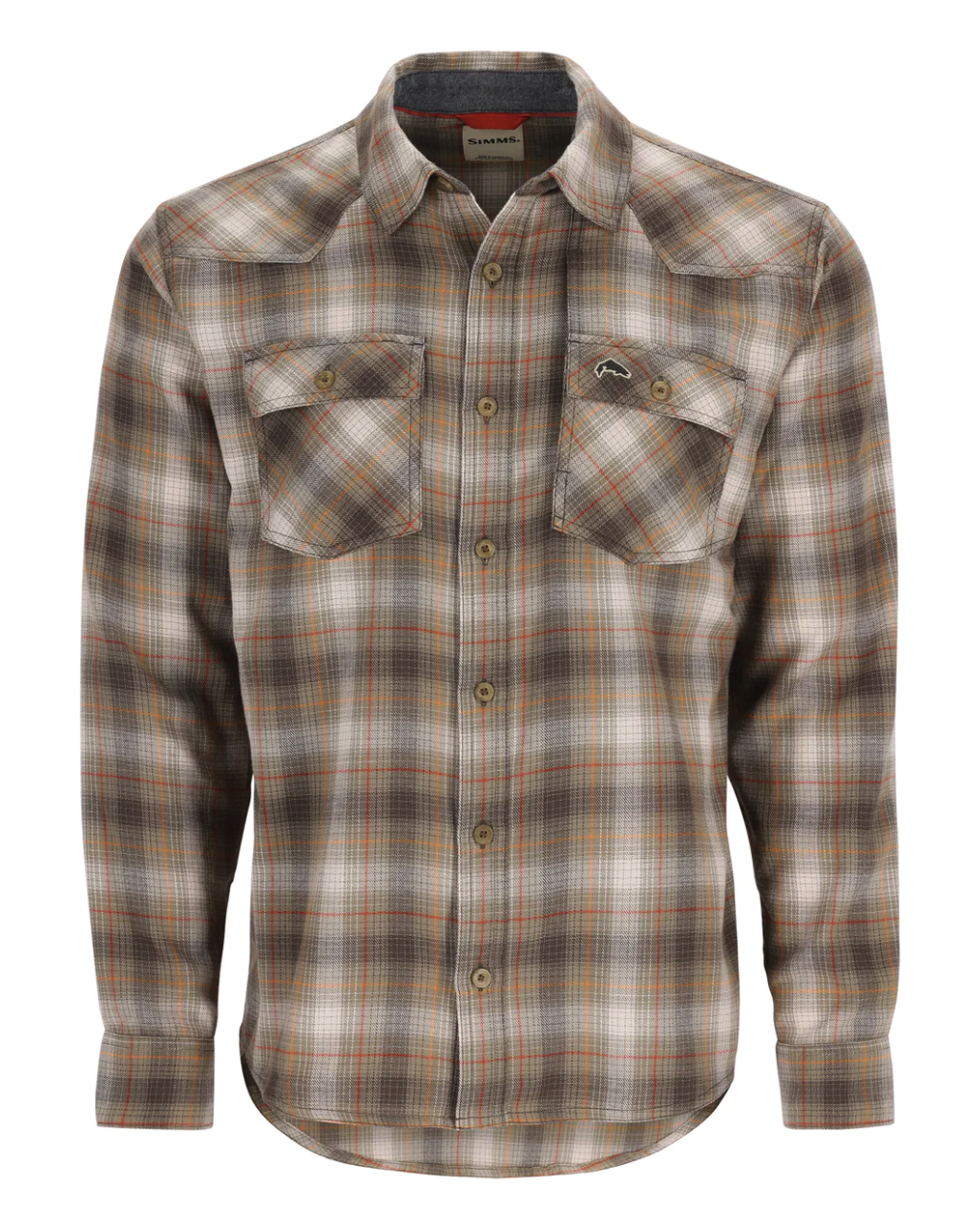 Buy Simms flannel fishing shirts online.