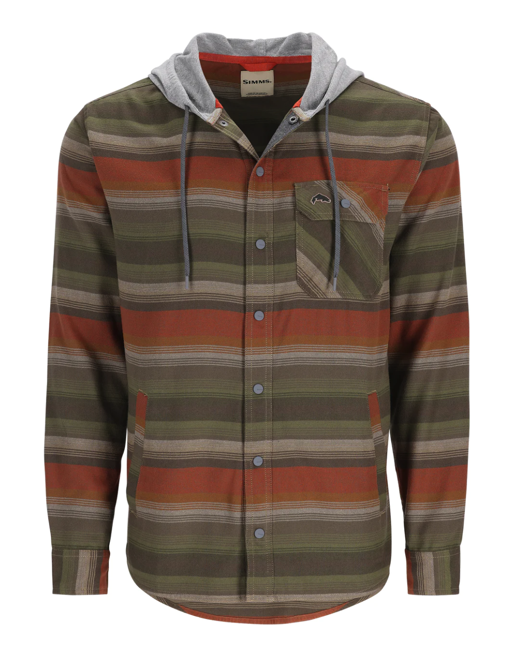 Order Simms Santee Flannel Hoody online at The Fly Fishers.