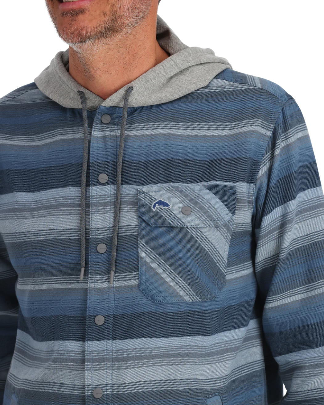 Buy best fishing shirts online like the Simms Santee Flannel Hoody.