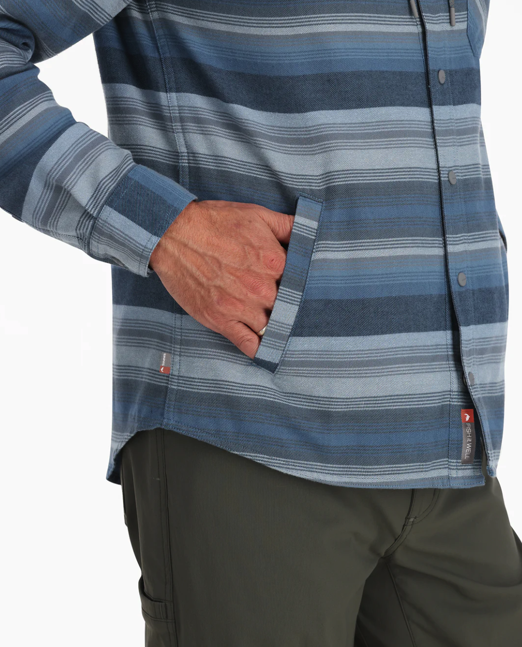 Order Simms fishing hoody and shirts online.