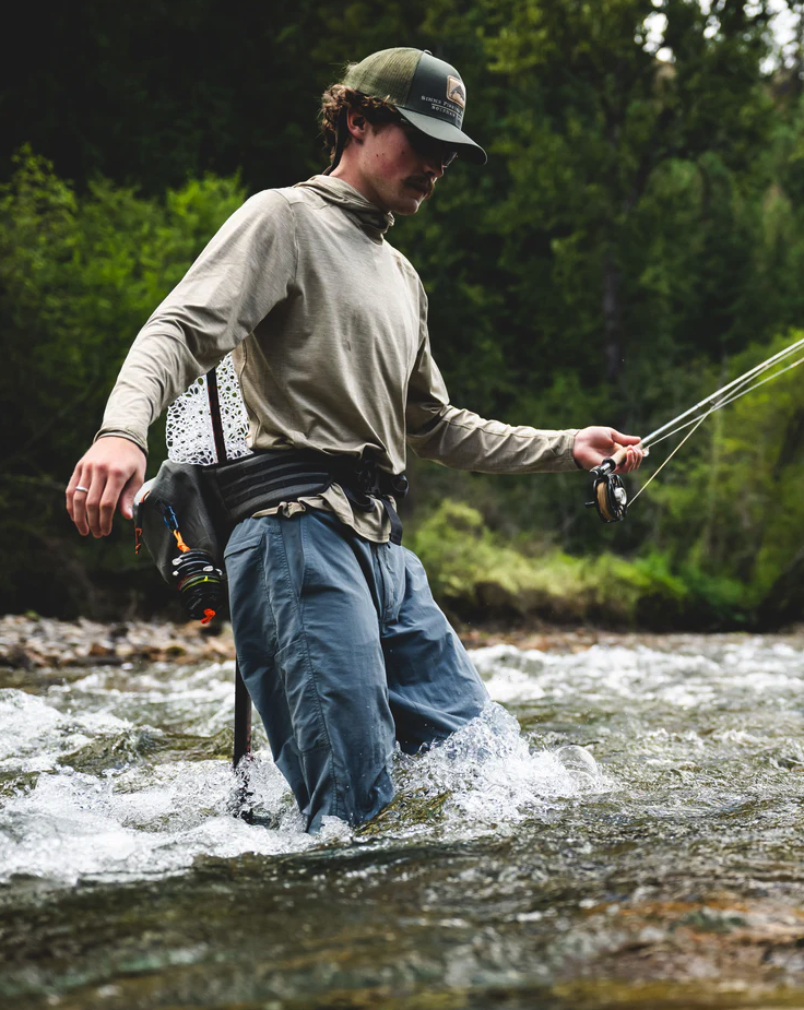 Ideal for fishing and outdoor adventures, Simms SolarFlex Hoody.