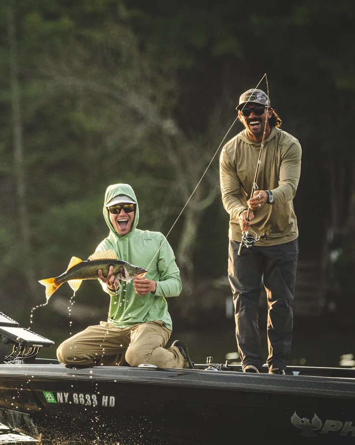 SolarFlex Hoody with lightweight stretch fabric for enhanced mobility.