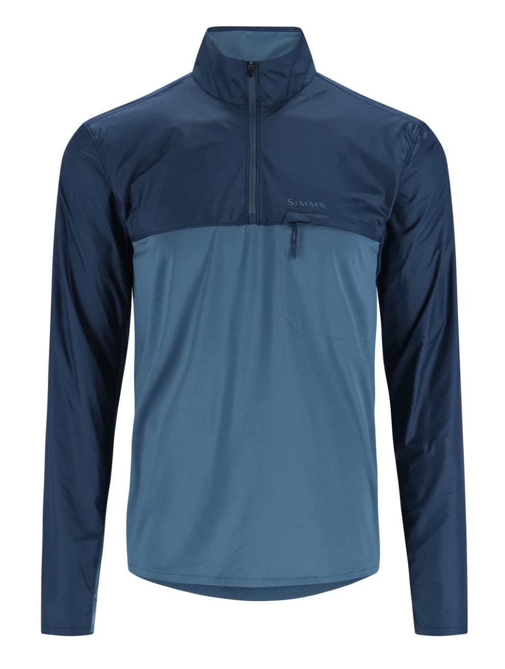 Simms SolarFlex Wind Half Zip Shirt Neptune Midnight