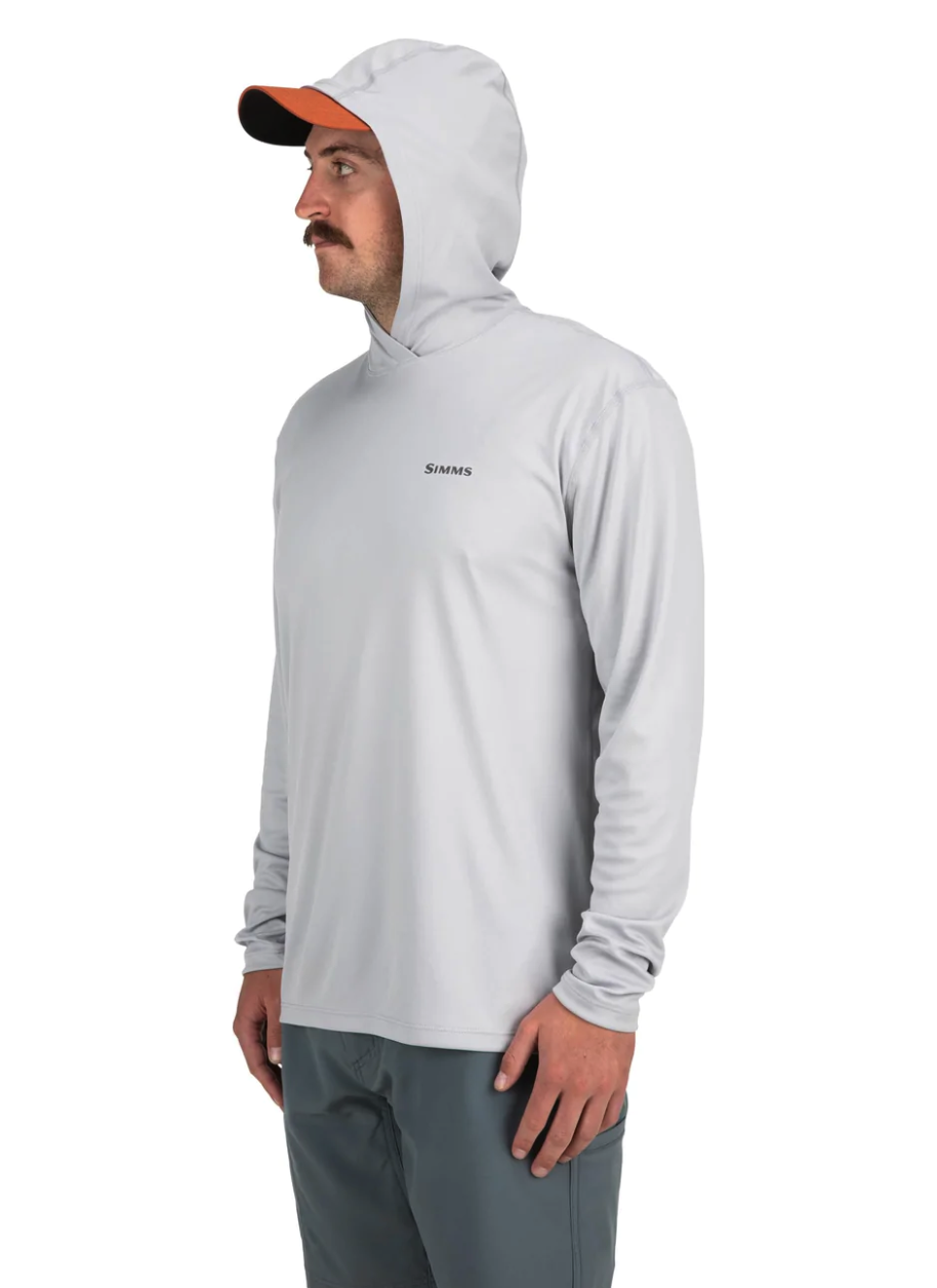 Stylish Simms hoody with moisture-wicking technology.