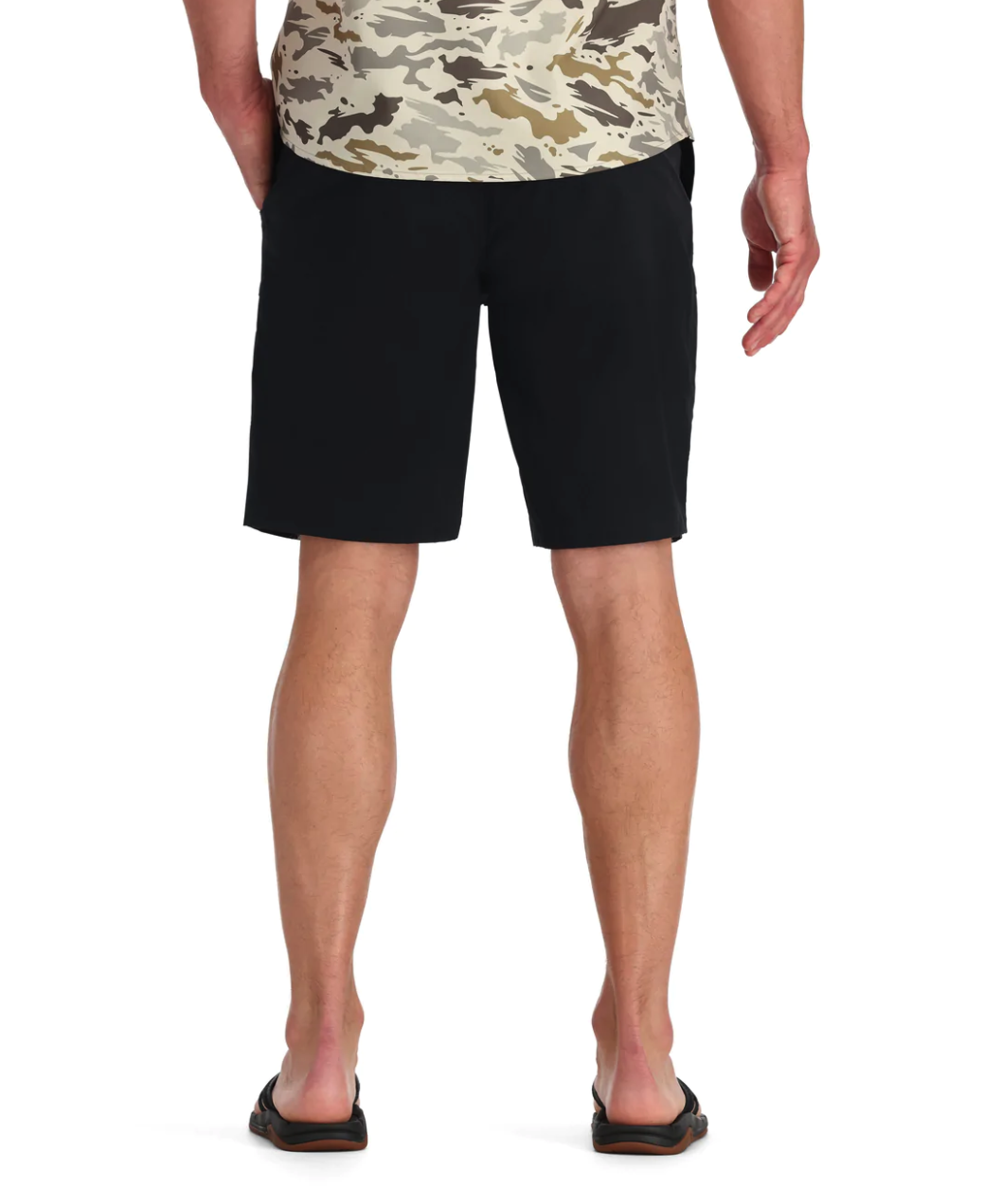 Simms Guide Shorts with stretch for all-day comfort.