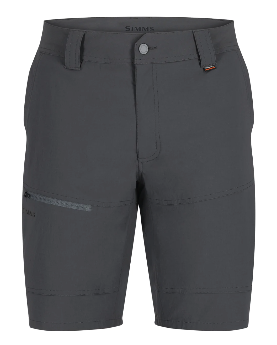 Lightweight Simms Guide Shorts offering quick-dry performance.