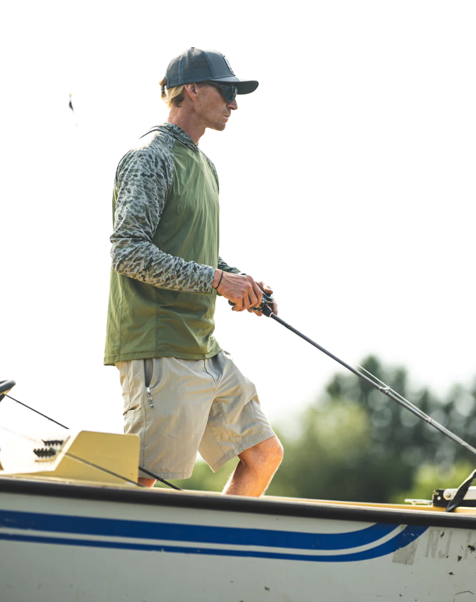 Water-resistant Simms Superlight Short ideal for wet conditions.
