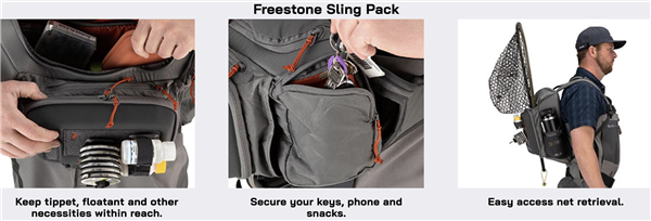 Simms Freestone Sling Pack, Simms Sling Pack For Sale Online