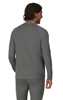 Rear view of model in Simms Strata 160 Baselayer LS Crew