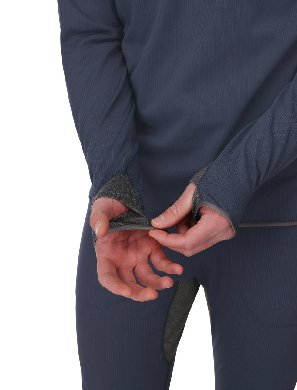 Cuff detail of Simms Strata 200 LS Baselayer Crew