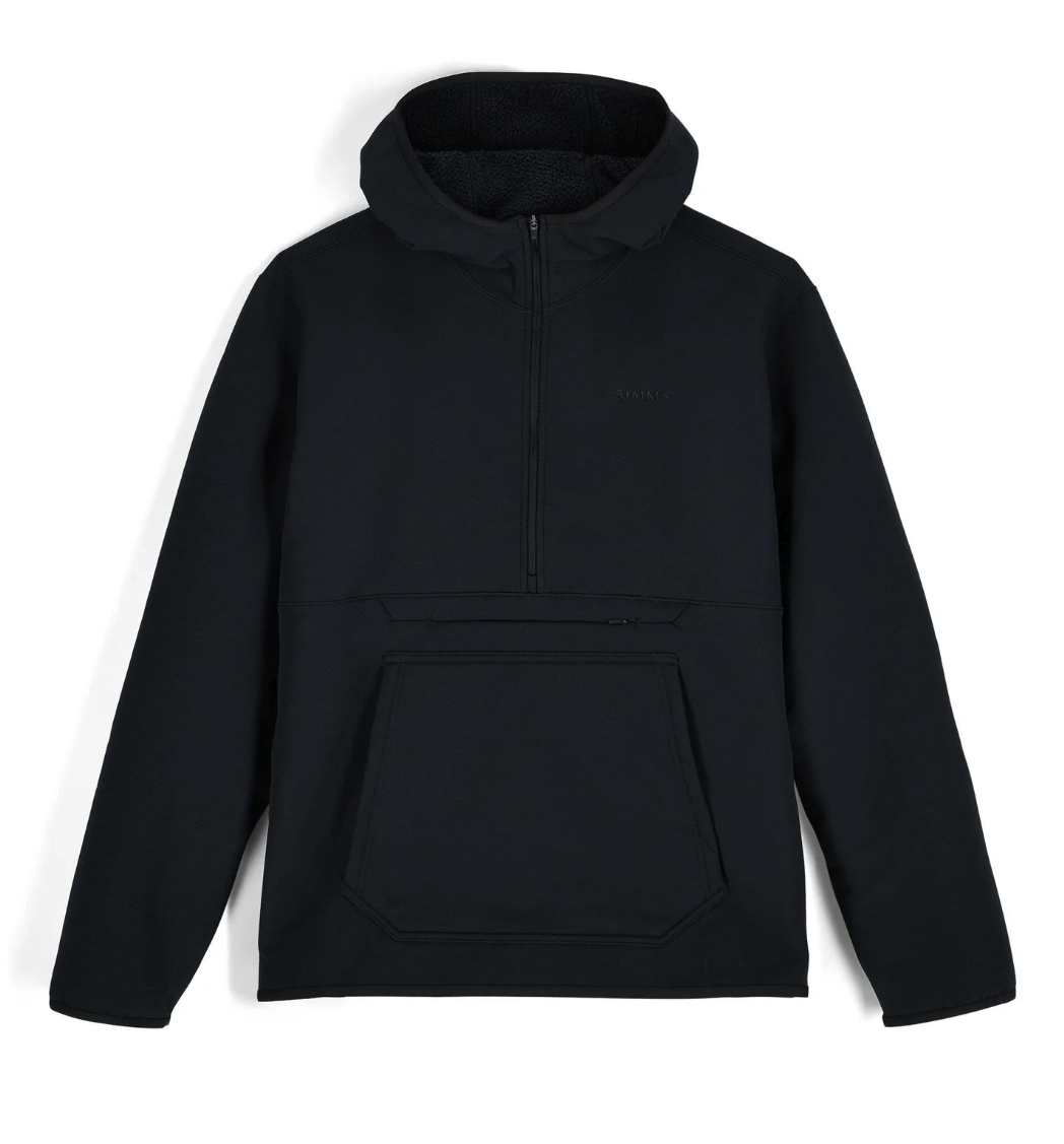 Simms Strata 330 Half-Zip Midlayer Hoody Black color