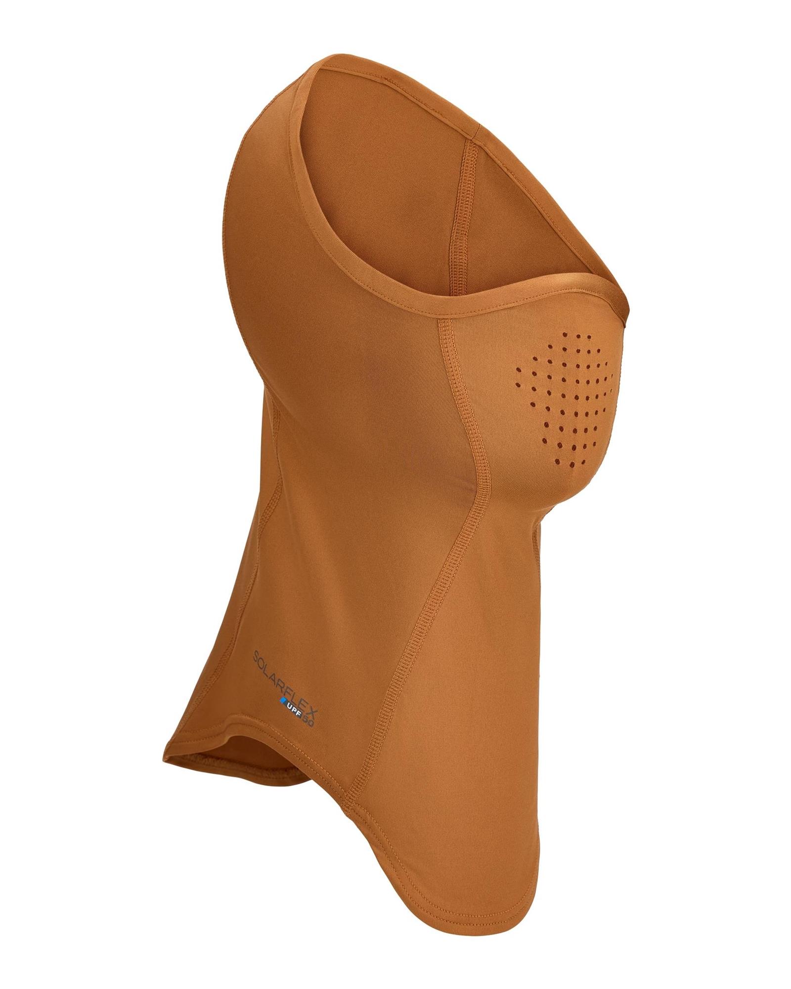 Simms SunGaiter UPF 50 sun protection gaiter solid earthenware brown with vented face