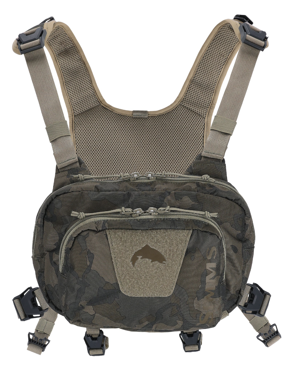Buy Simms Tributary Hybrid Chest Pack online for a comfortable fishing chest pack.