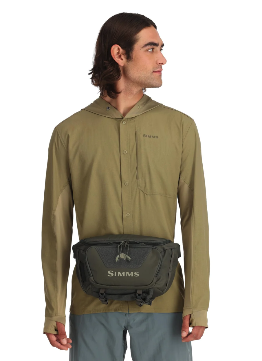 Mid sized fishing hip packs.