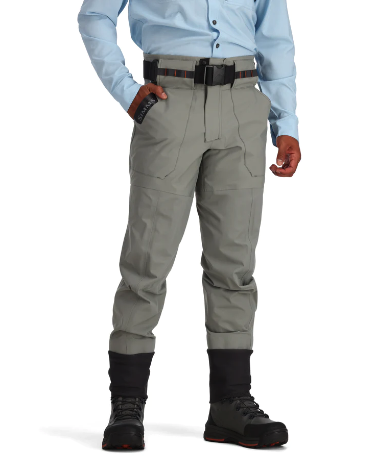 Hip pockets on Simms Freestone Pant Waders for quick access to fishing essentials