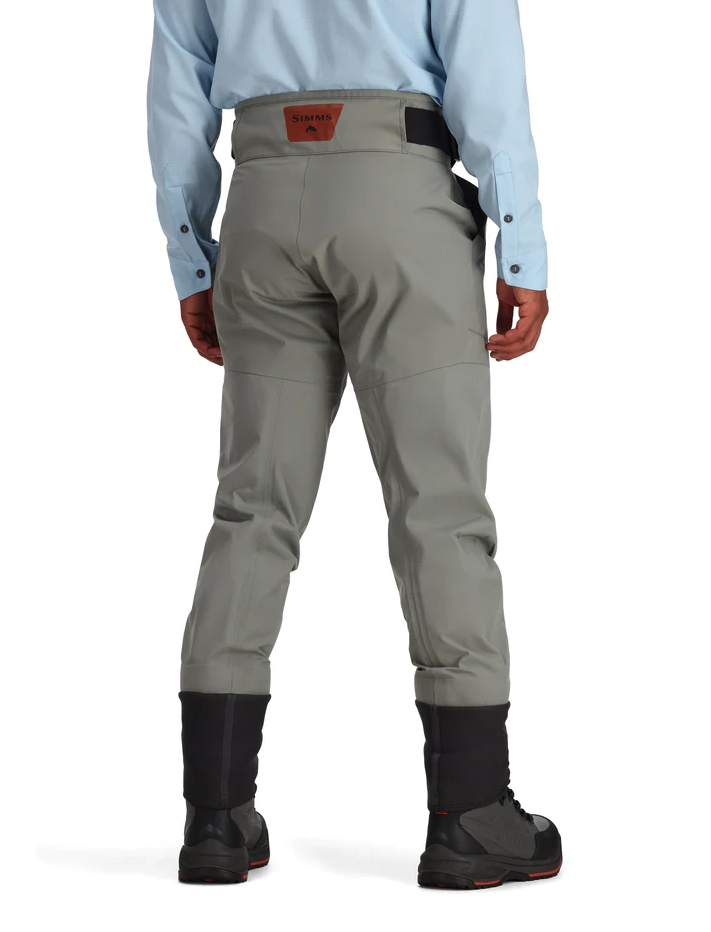 Simms Freestone Pant Waders with adjustable stretch elastic wading belt for secure fit