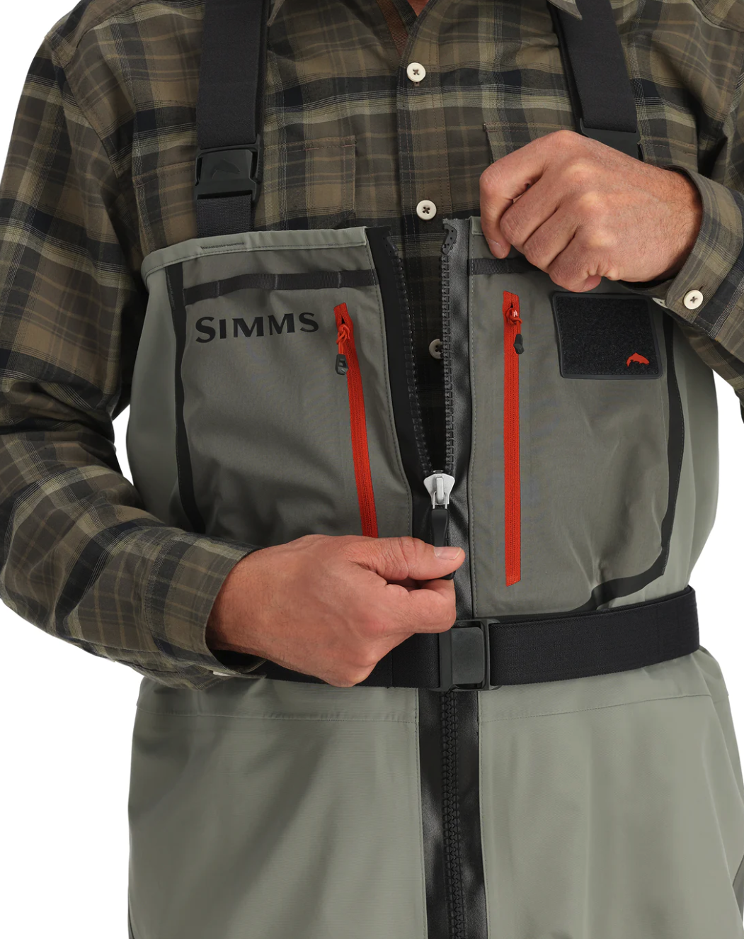 Simms Freestone Z Stockingfoot Waders with dual rear belt loops ready to ship