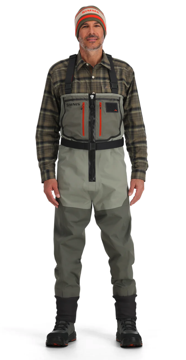 Durable 4-layer Toray QuadraLam Simms Freestone Z Waders in stock now