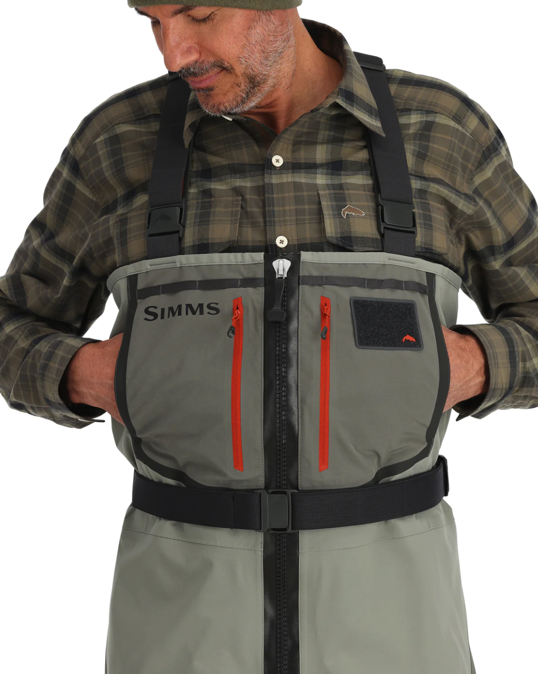 Simms Freestone Z Waders with dual zippered chest pockets available and in stock