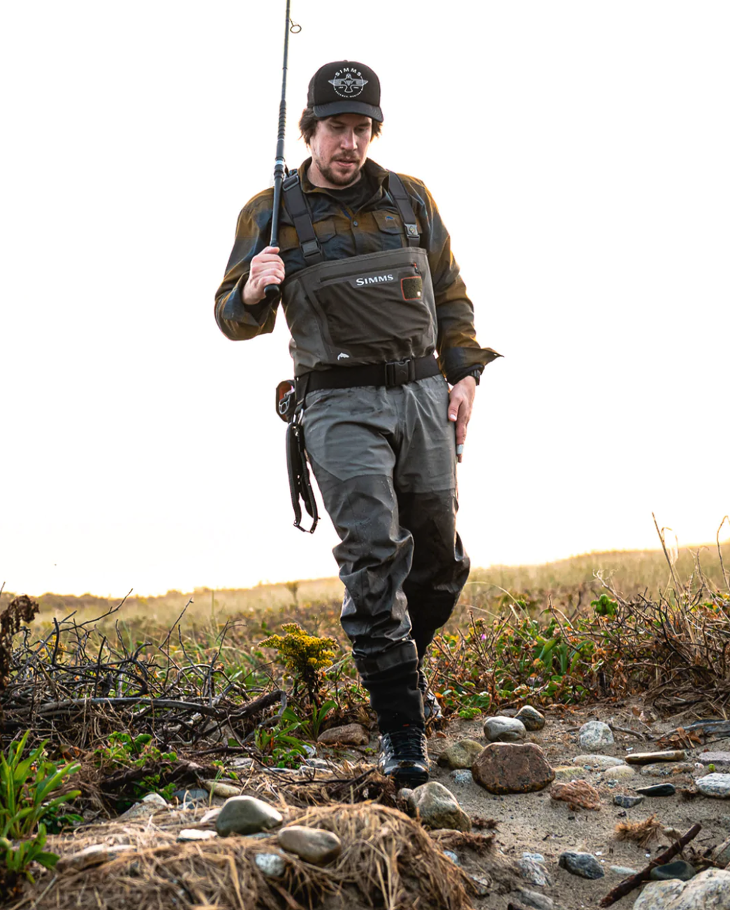 Buy Simms G3 Stockingfoot Waders with anti-microbial neoprene stockingfeet, made in the USA