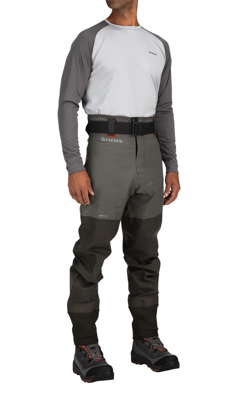 Order online: Simms G3 Guide Pant Waders with breathable and waterproof Gore-Tex fabric