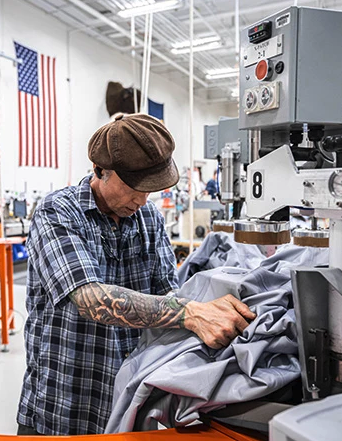 Simms G3 Pro Guide fishing waders being manufactured in Bozeman, Montana, USA