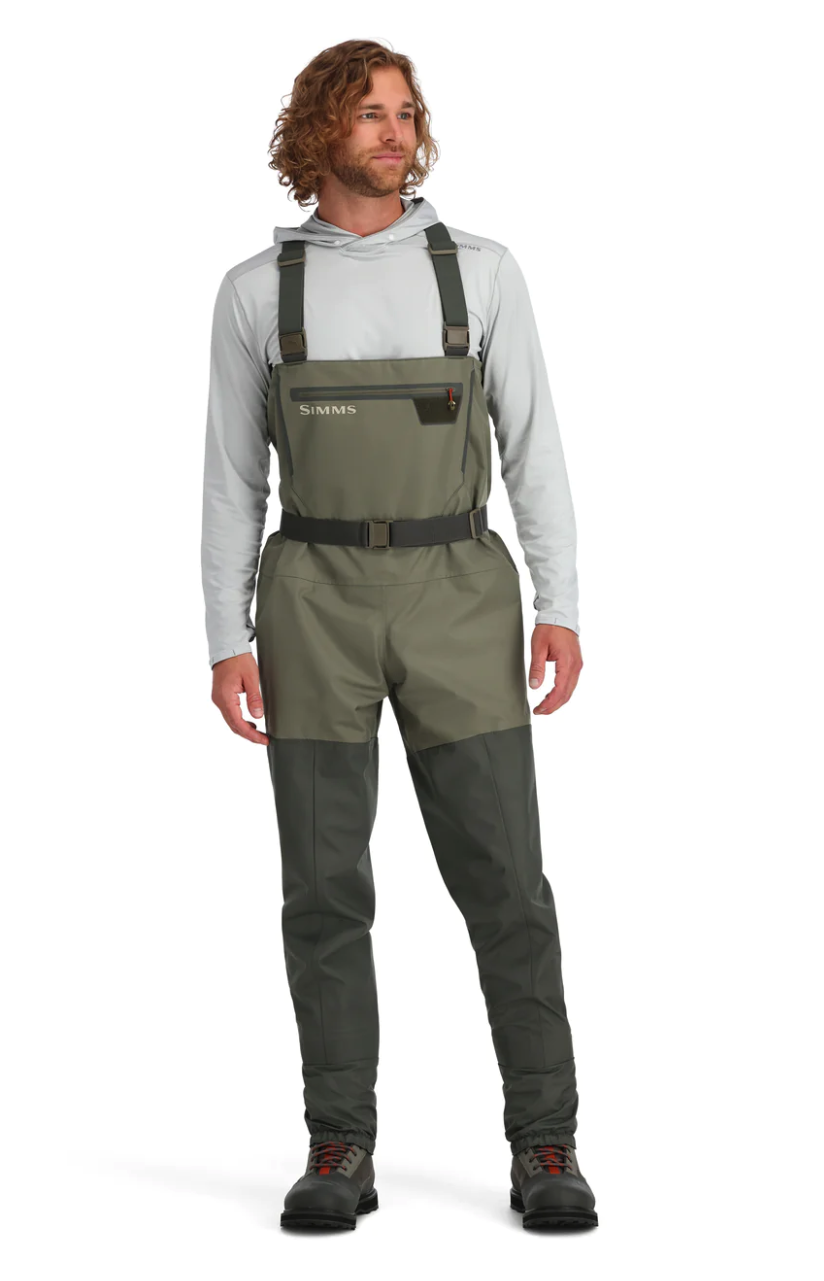 Order online: Simms Tributary Waders for affordable waterproof protection and comfort