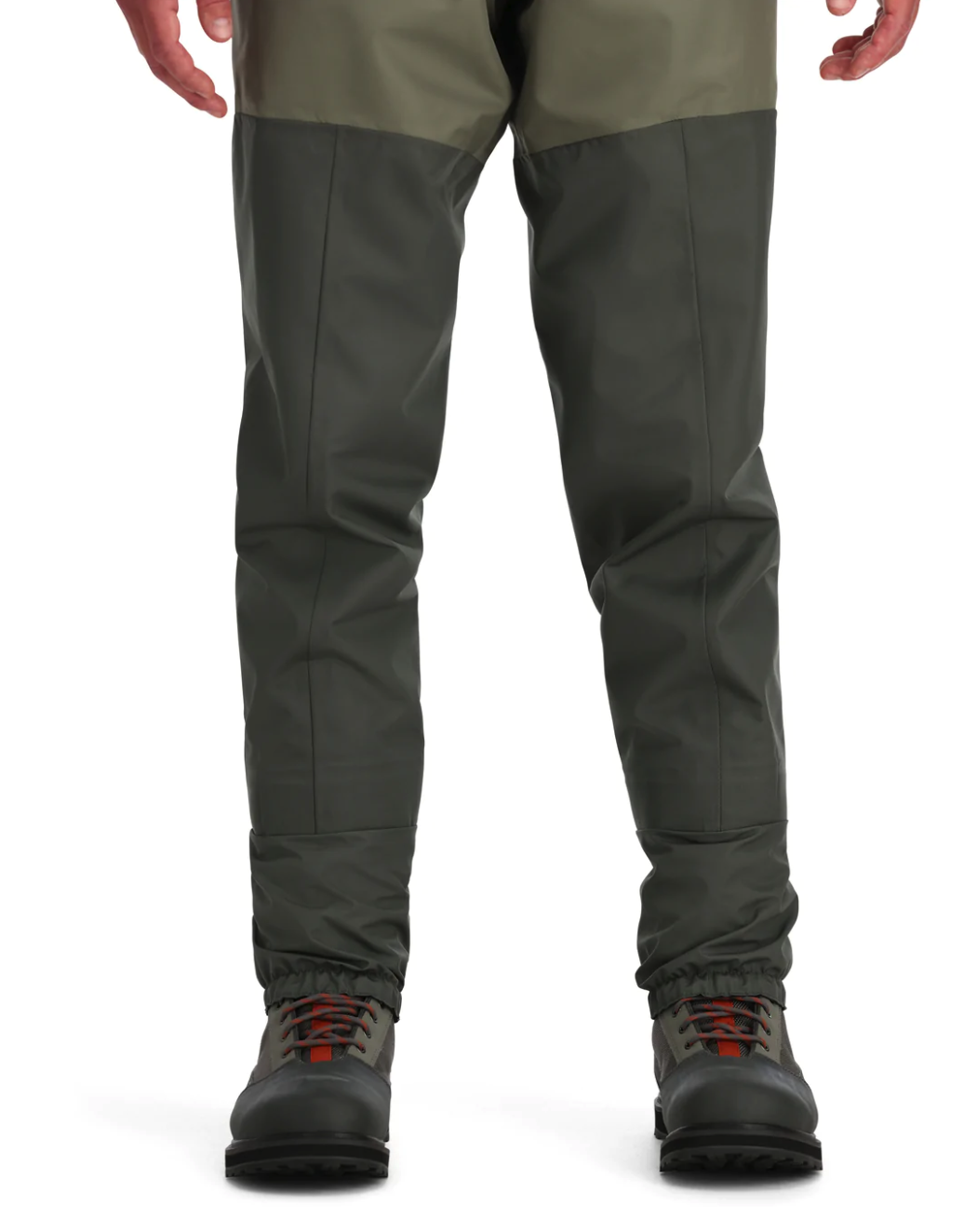 Affordable Simms Tributary Waders with non-stretch wading belt for added support