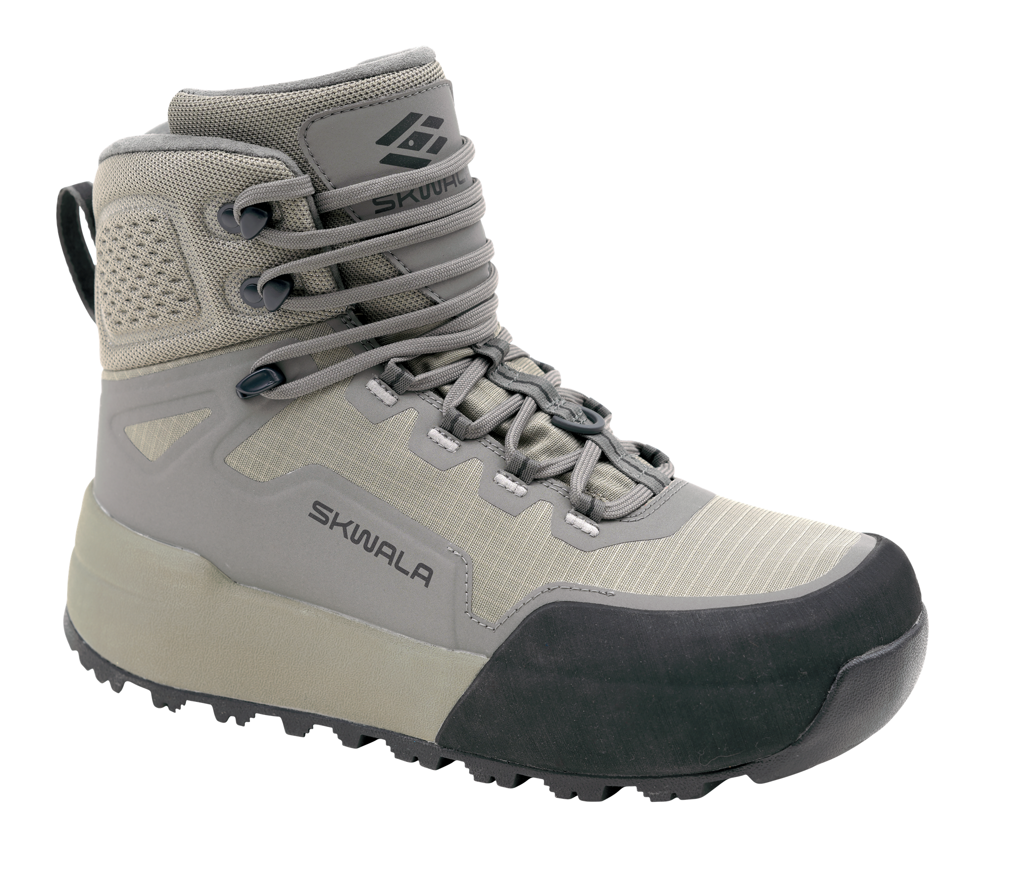 Skwala Carbon Wading Boot side profile showing reinforced upper construction and lightweight hiking inspired design