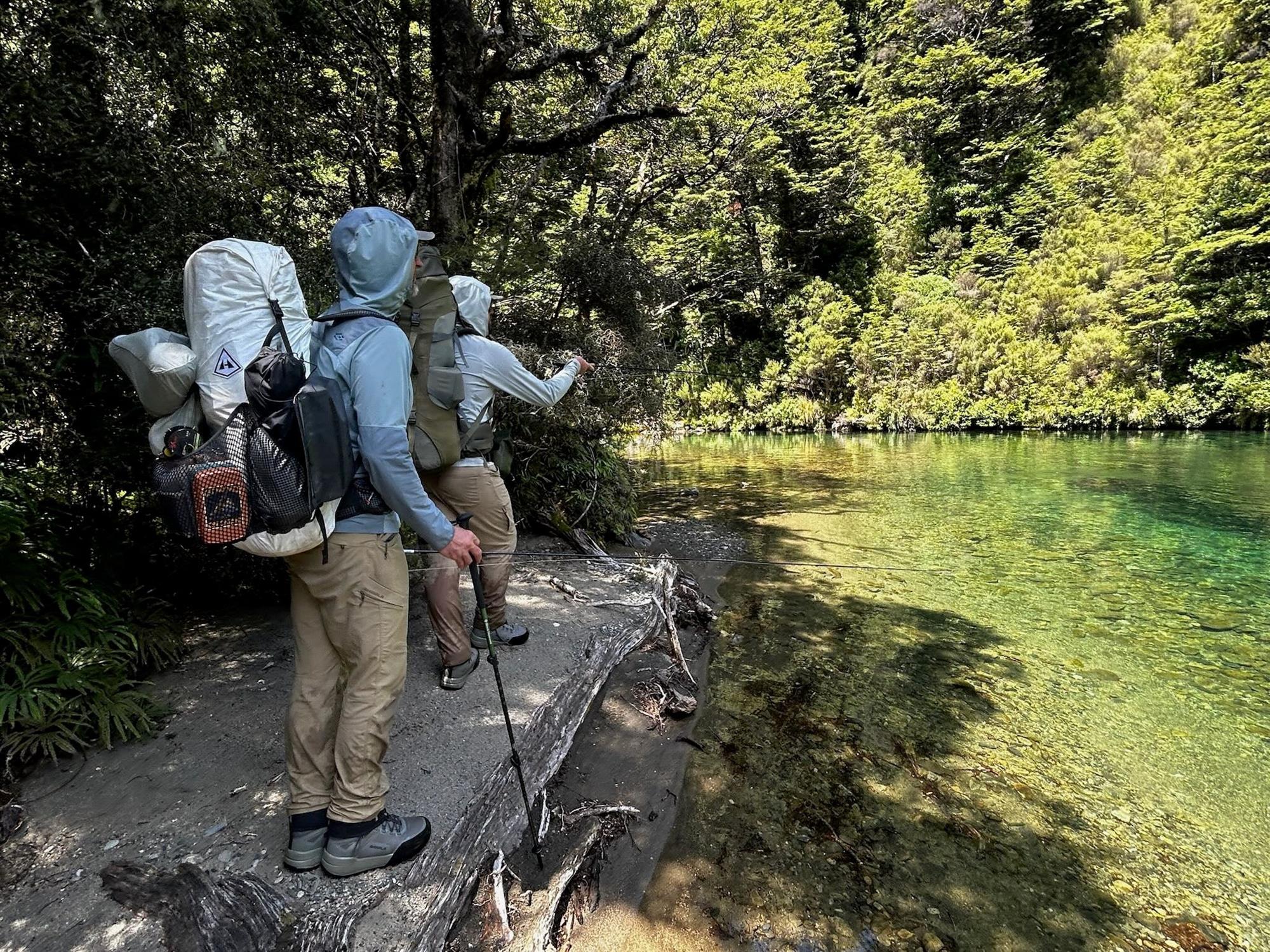Men’s quick-dry fishing pants for backpacking, wading and remote river fishing