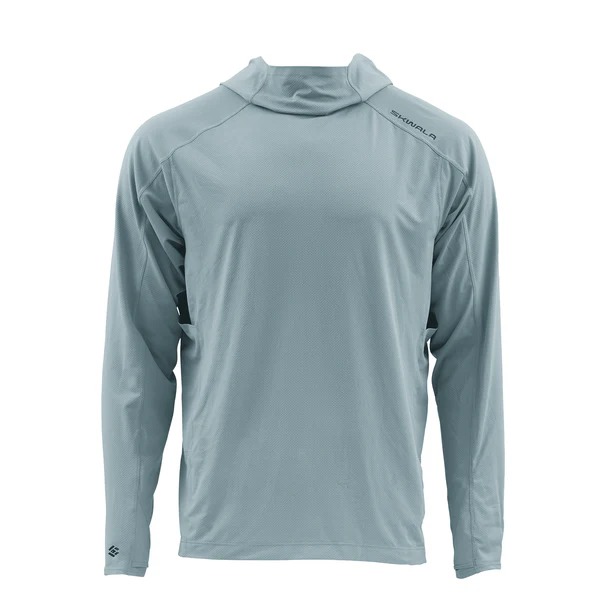 Outdoor sun protection fishing hoody with UPF 50+ coverage for rivers, lakes, flats, and boats