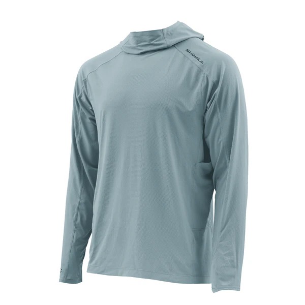 Insect repellent fishing sun hoody with full hood coverage for flats, rivers, and hot summer conditions