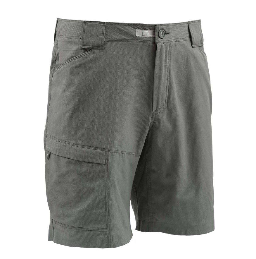 Front angle of Skwala Sol Shorts Charcoal color