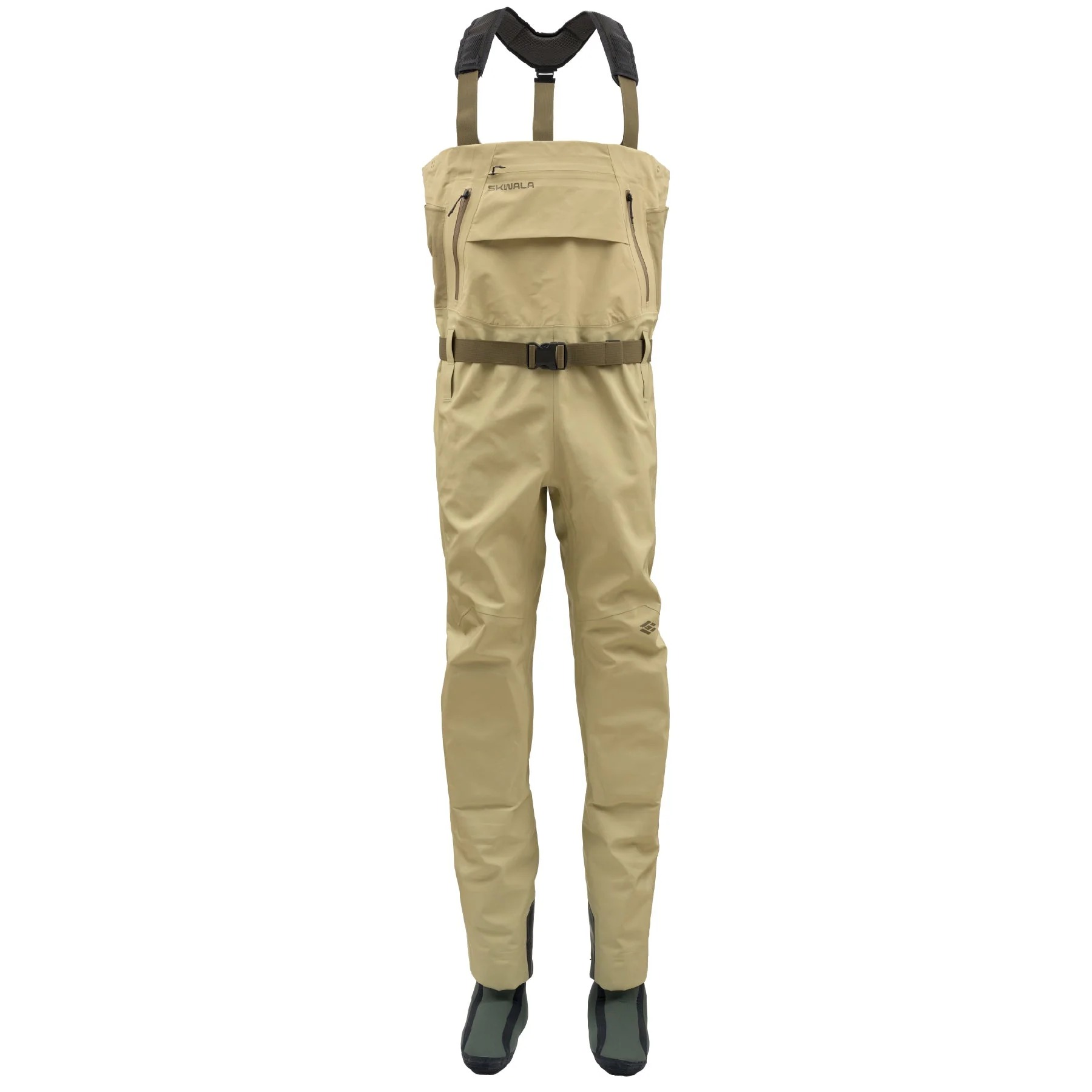Skwala Backeddy Waders waterproof breathable fly fishing waders with stockingfeet and adjustable shoulder straps
