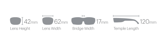 Smith Guide's Choice Polarized Sunglasses size is as versatile as it gets for fishing sunglasses with 100% UV protection.