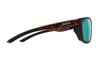 Smith Longfin Polarized Sunglasses side shields and polarization keep sun and glare away when wearing these fishing sunglasses.