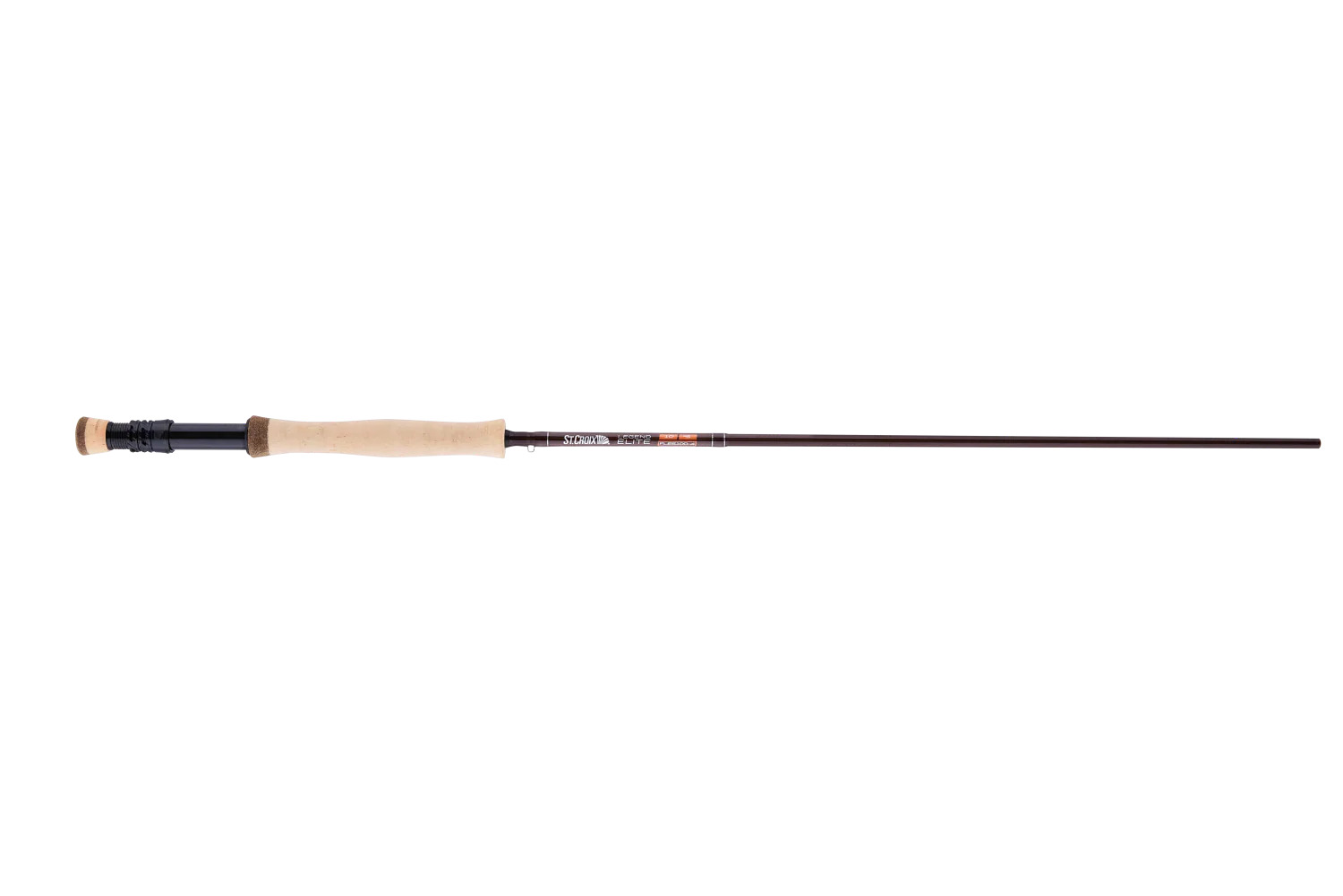 St. Croix Legend Elite Fly Rod with micro full wells handle and fighting but