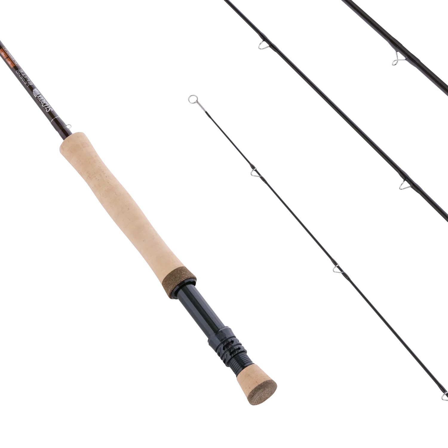 St. Croix Legend Elite Fly Rod model showing a handle with a fighting butt