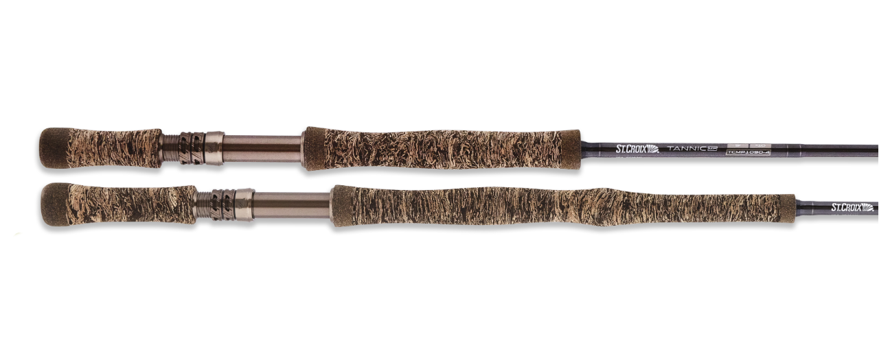 Both handles of St. Croix Tannic Pike & Musky Fly Rod