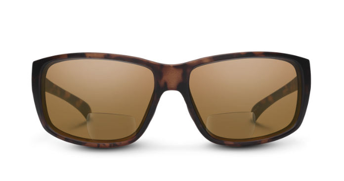 Suncloud Milestone Polarized Reader Sunglasses for sale online have built in bifocals for easily tying knots and seeing flies.
