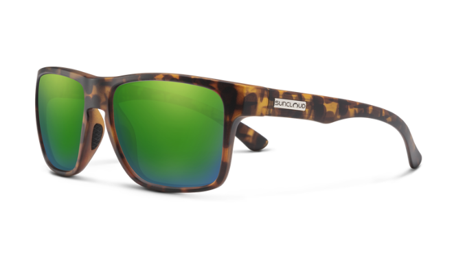 Suncloud Rambler Polarized Sunglasses cut glare for seeing into the water when wearing these fishing sunglasses.