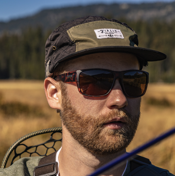 Suncloud Range polarized fishing sunglasses provide great coverage to help see better when fishing.