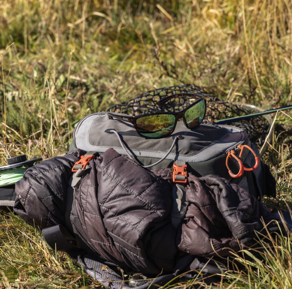 Suncloud Sentry Polarized Sunglasses are excellent on the water as sunglasses for fishing.