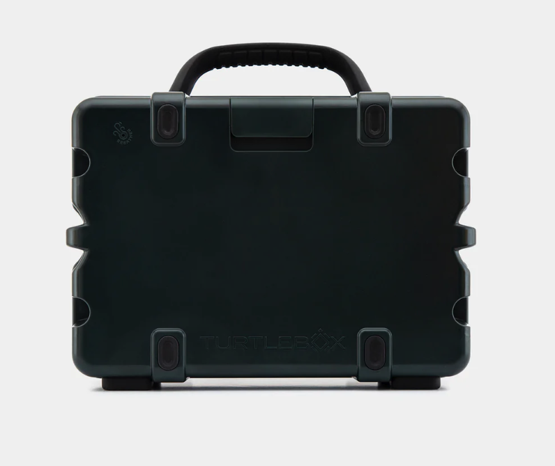 Back view of Turtlebox Original Speaker Green