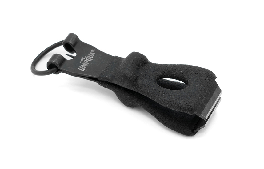 Pair of black Umpqua River Grip PS Nippers