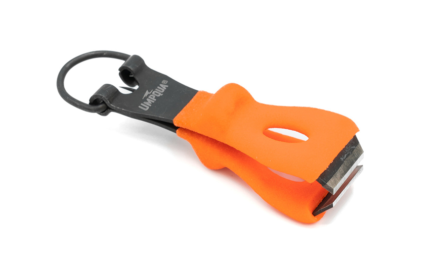 Pair of orange Umpqua River Grip PS Nippers