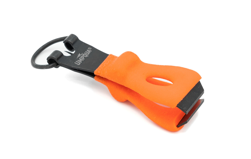 Pair of orange Umpqua River Grip PS Tungsten Carbide Nippers