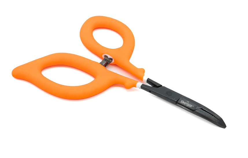 Precision Finger Extension on Umpqua Scissor Clamp ensures accurate control and placement.