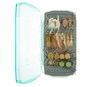 Flies and fly box included in the Umpqua Permit Fly Assortment
