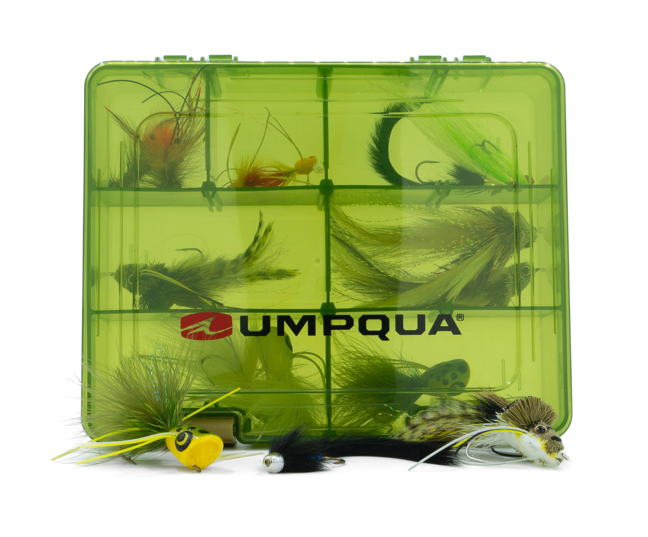 Flies of the Umpqua Warmwater Fly Assortment in the included fly box